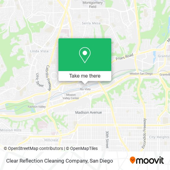 Clear Reflection Cleaning Company map