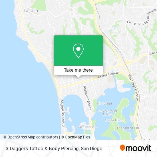 3 Daggers Tattoo & Body Piercing map