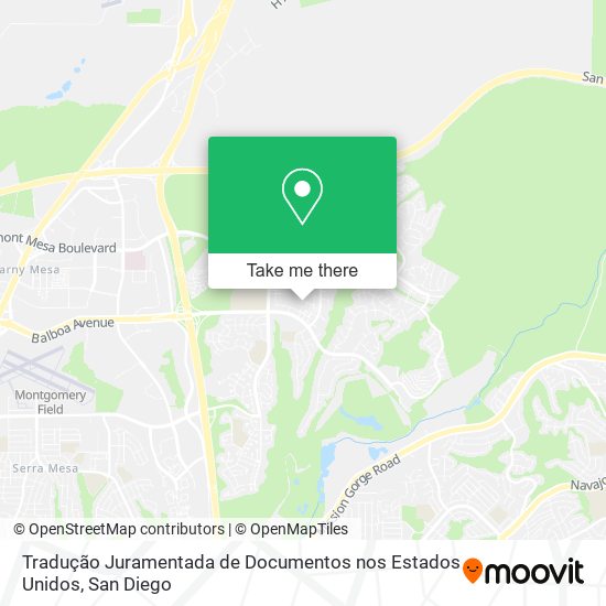 Tradução Juramentada de Documentos nos Estados Unidos map