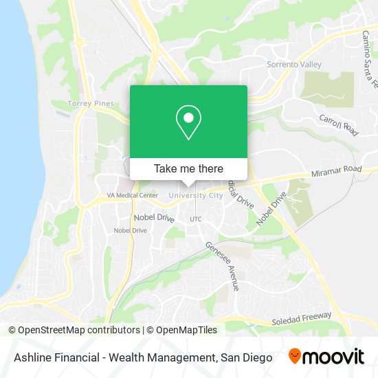 Ashline Financial - Wealth Management map