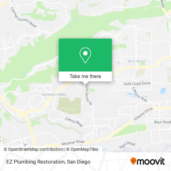 EZ Plumbing Restoration map