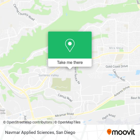 Navmar Applied Sciences map