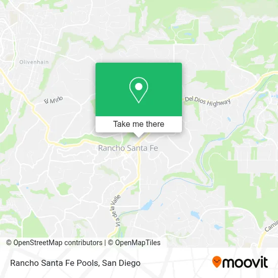 Rancho Santa Fe Pools map