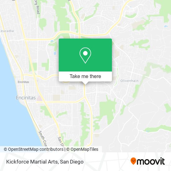 Kickforce Martial Arts map