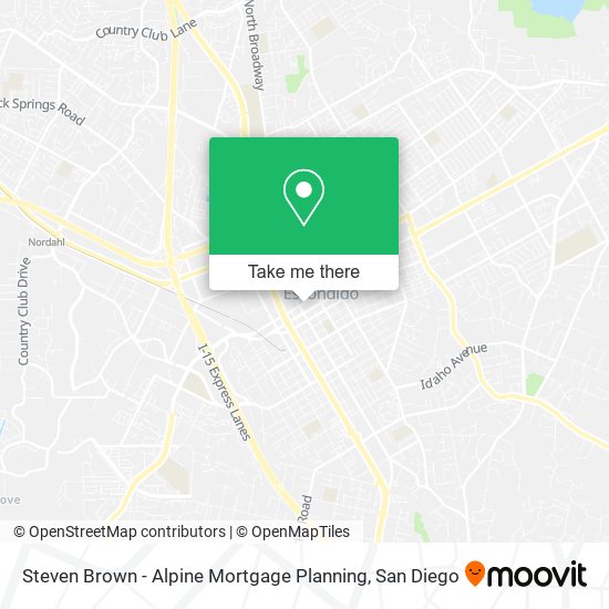 Steven Brown - Alpine Mortgage Planning map