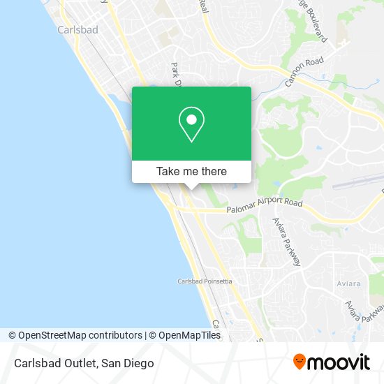 Carlsbad Outlet map