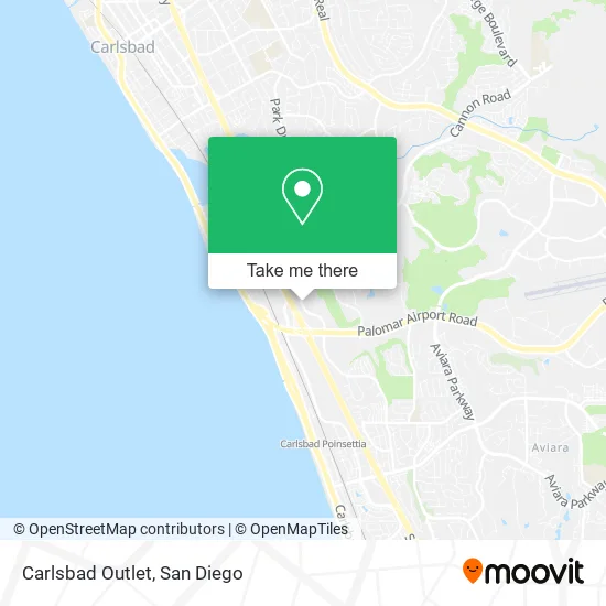 Mapa de Carlsbad Outlet