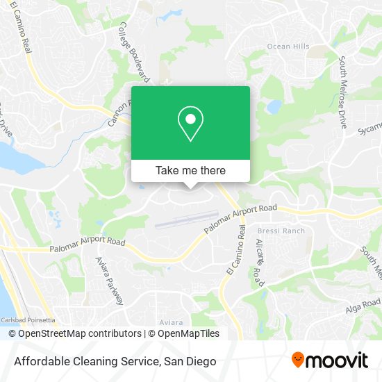 Affordable Cleaning Service map