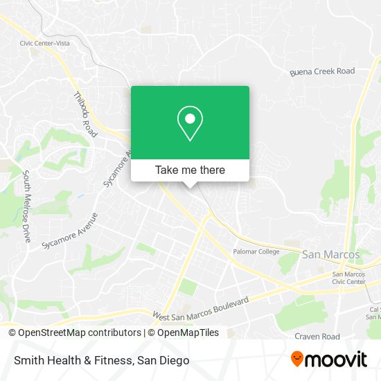 Smith Health & Fitness map