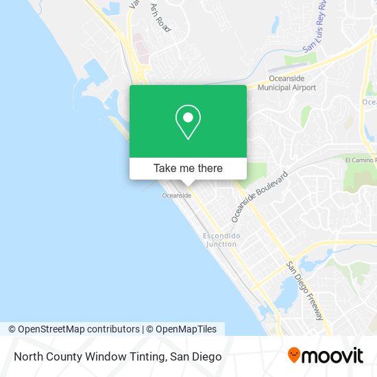 North County Window Tinting map
