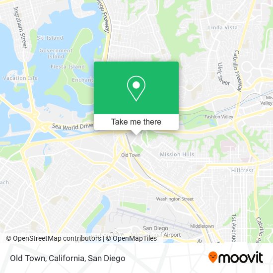 Mapa de Old Town, California