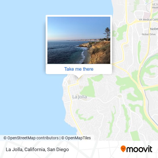 La Jolla, California map