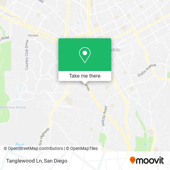 Mapa de Tanglewood Ln