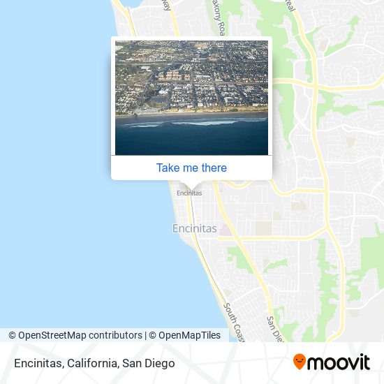 Encinitas, California map