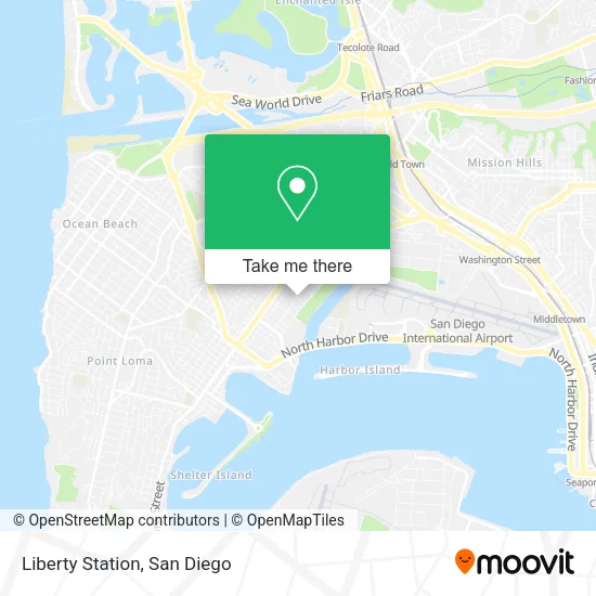 Mapa de Liberty Station