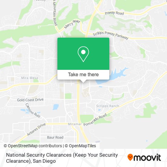 Mapa de National Security Clearances (Keep Your Security Clearance)