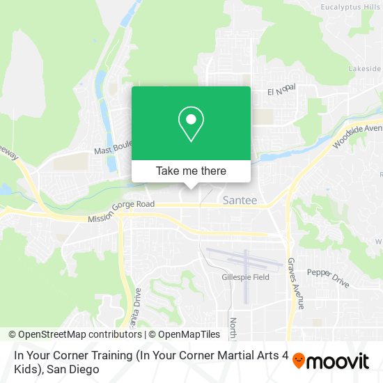 In Your Corner Training (In Your Corner Martial Arts 4 Kids) map