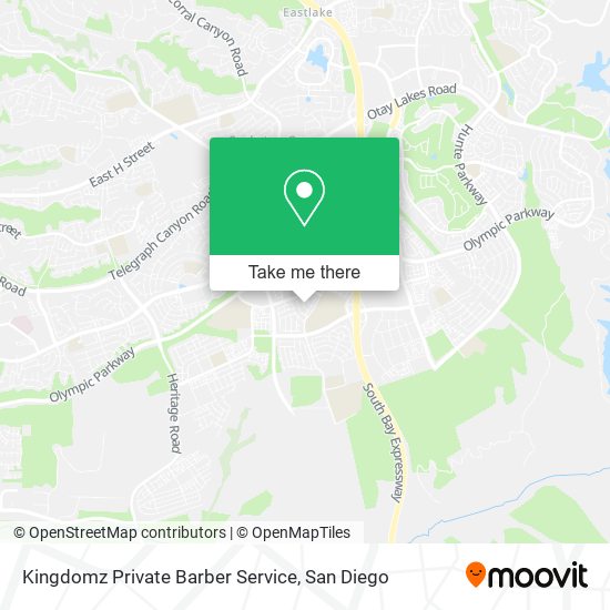 Kingdomz Private Barber Service map