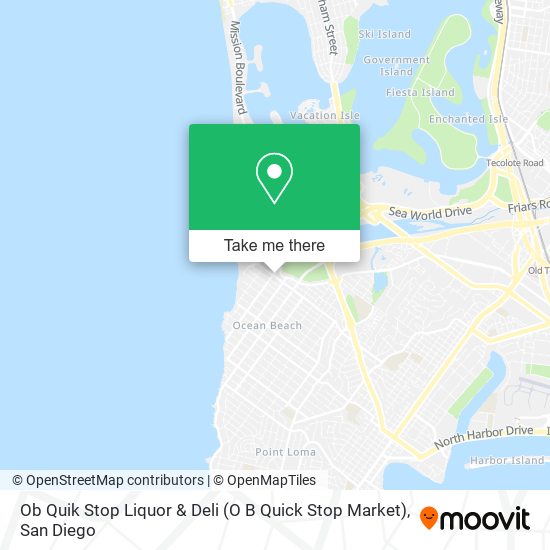 Ob Quik Stop Liquor & Deli (O B Quick Stop Market) map