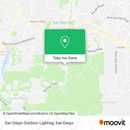 San Diego Outdoor Lighting map