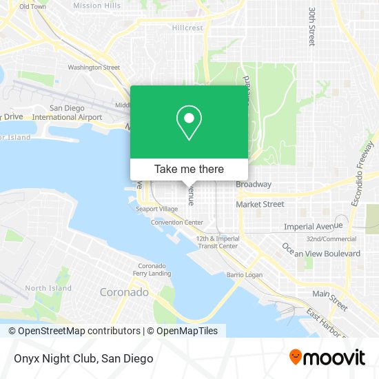 Onyx Night Club map