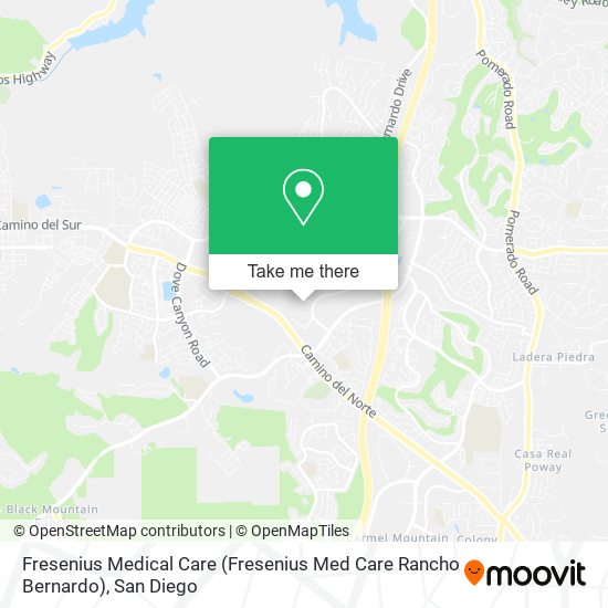 Fresenius Medical Care (Fresenius Med Care Rancho Bernardo) map