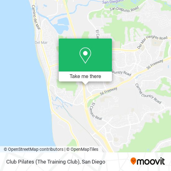 Mapa de Club Pilates (The Training Club)