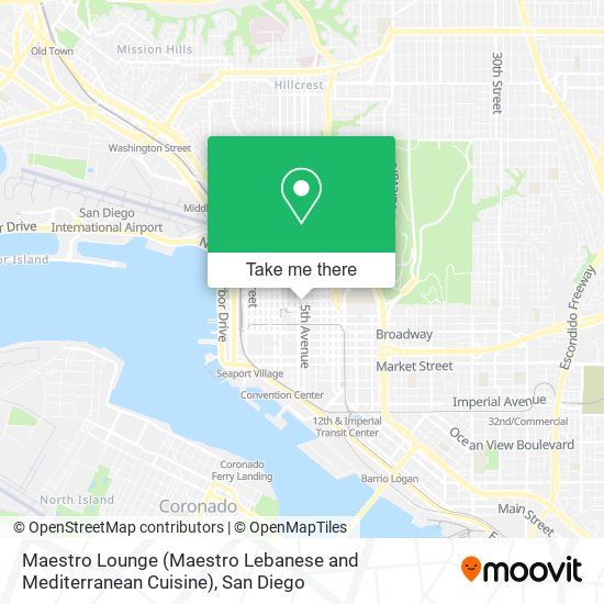 Mapa de Maestro Lounge (Maestro Lebanese and Mediterranean Cuisine)