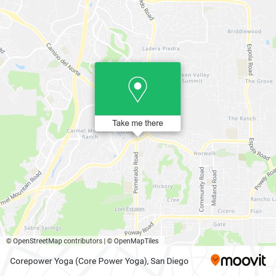 Corepower Yoga (Core Power Yoga) map