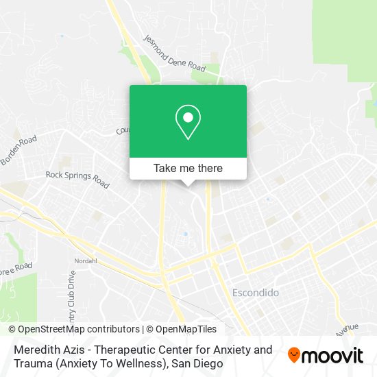 Mapa de Meredith Azis - Therapeutic Center for Anxiety and Trauma (Anxiety To Wellness)