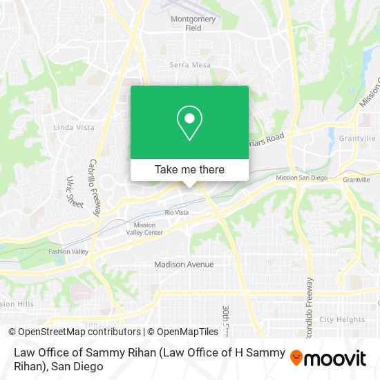 Mapa de Law Office of Sammy Rihan