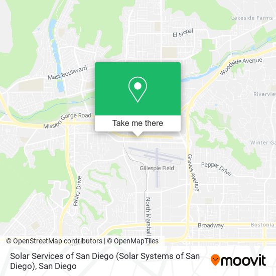 Mapa de Solar Services of San Diego