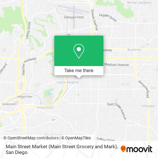 Mapa de Main Street Market (Main Street Grocery and Mark)