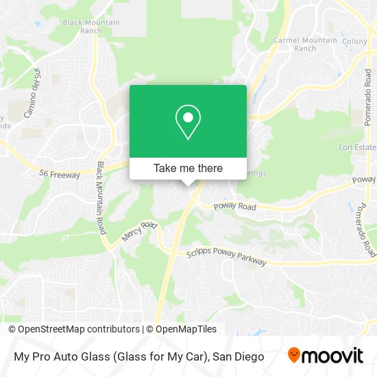 Mapa de My Pro Auto Glass (Glass for My Car)
