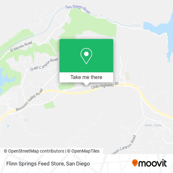 Flinn Springs Feed Store map