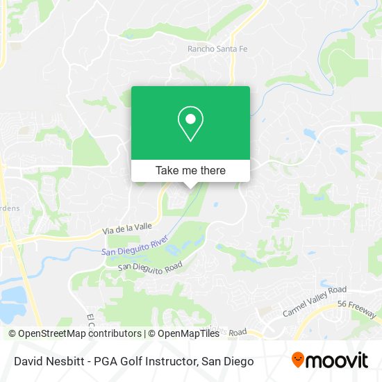 Mapa de David Nesbitt - PGA Golf Instructor