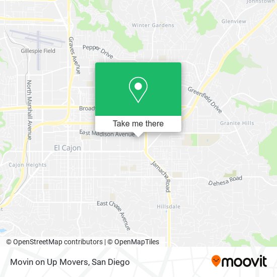 Mapa de Movin on Up Movers