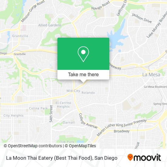 La Moon Thai Eatery (Best Thai Food) map