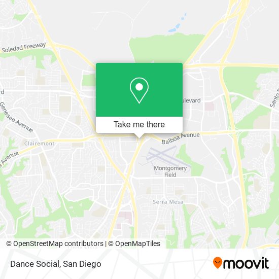 Dance Social map