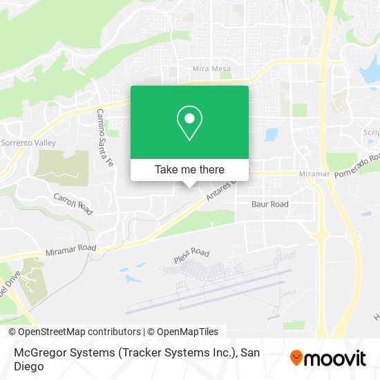 McGregor Systems (Tracker Systems Inc.) map