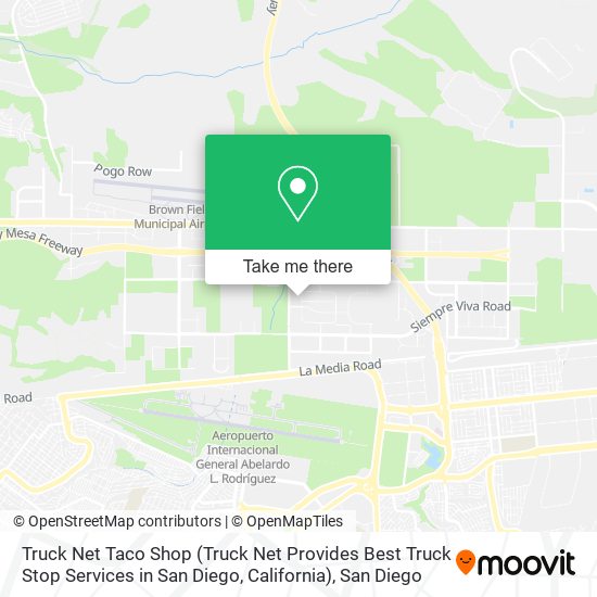 Truck Net Taco Shop (Truck Net Provides Best Truck Stop Services in San Diego, California) map