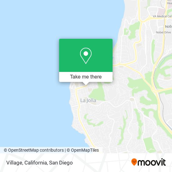 Village, California map