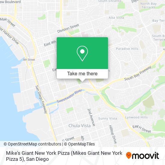 Mapa de Mike's Giant New York Pizza (Mikes Giant New York Pizza 5)