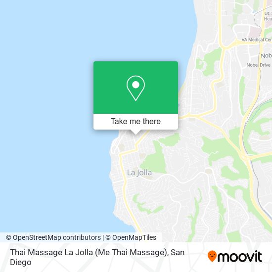 Thai Massage La Jolla (Me Thai Massage) map