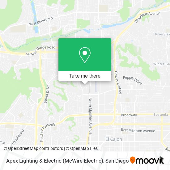 Apex Lighting & Electric (McWire Electric) map