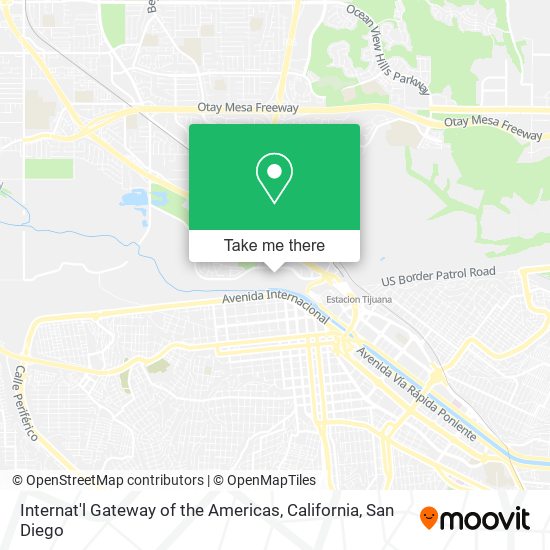 Mapa de Internat'l Gateway of the Americas, California