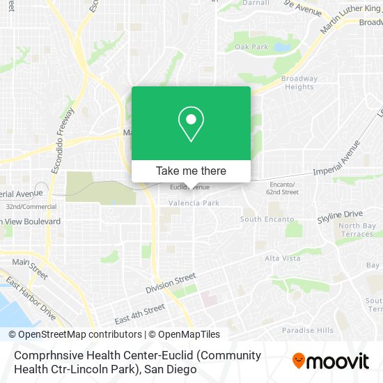 Mapa de Comprhnsive Health Center-Euclid (Community Health Ctr-Lincoln Park)