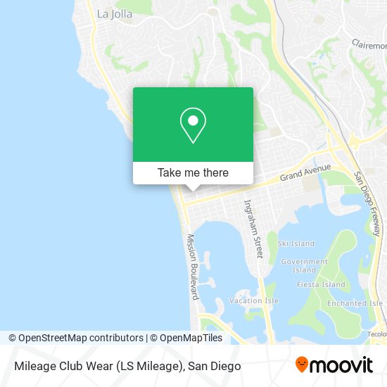 Mapa de Mileage Club Wear (LS Mileage)