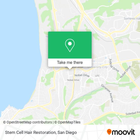 Stem Cell Hair Restoration map