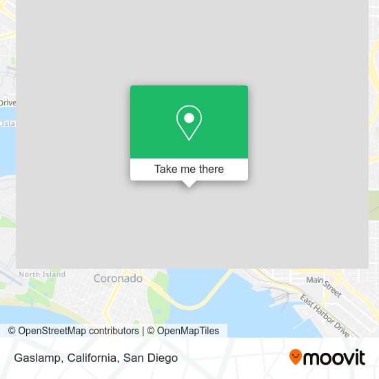 Gaslamp, California map